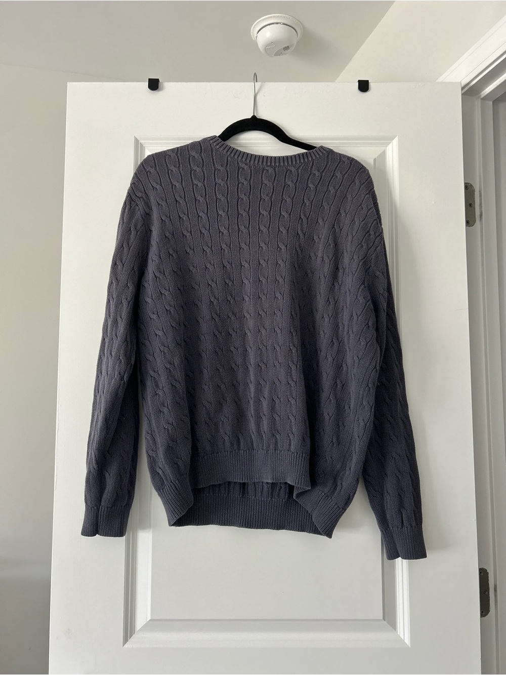 Brandy Melville Cable Knit Sweater - Charcoal Gray